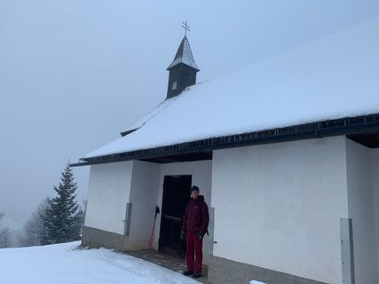 Photo de Sven Reiter le long du parcours