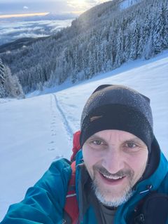 Foto von Klaus Grambichler entlang der Tour
