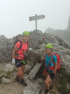 Foto de giovmaria moretti a lo largo del recorrido