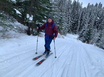 Photo de Sven Reiter le long du parcours