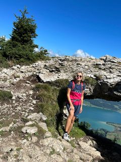 Foto von Susanne Ettl entlang der Tour