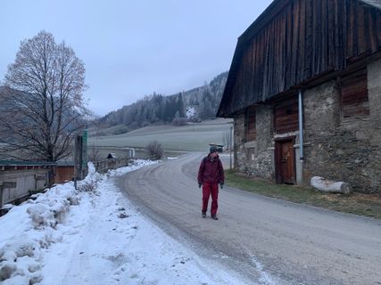 Photo de Sven Reiter le long du parcours