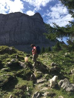 Foto von Monique Meyer entlang der Tour