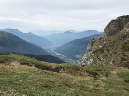 Photo de Fabio Infanti le long du parcours