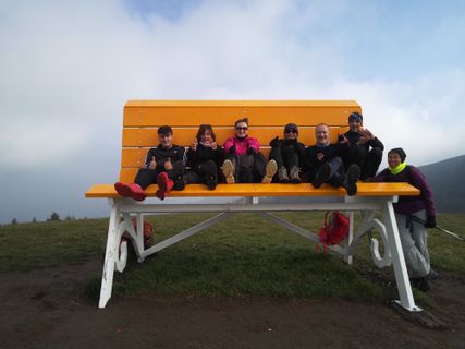 Zdjęcie z Ugo Rocca wzdłuż trasy