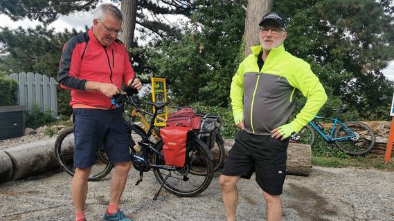Foto von Bernd Schmitt entlang der Tour