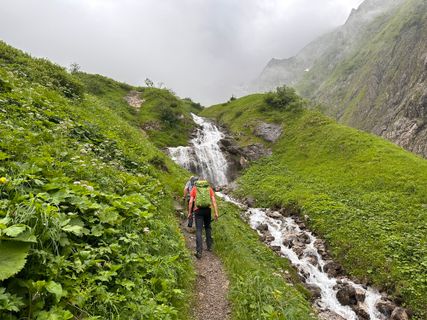 Foto von Norbert Herbig entlang der Tour