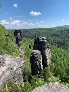 Foto von Evelin Wagner entlang der Tour