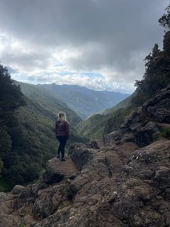 Foto von Lukas Schwarz entlang der Tour