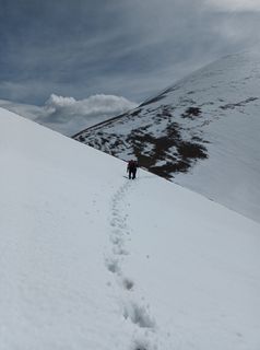 Foto de Gabriele Cucchi a lo largo del recorrido