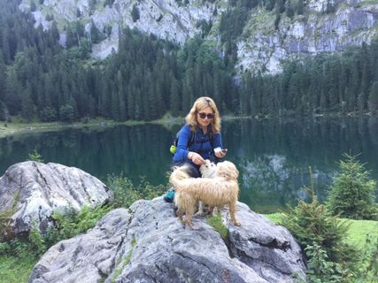 Foto von Monique Meyer entlang der Tour
