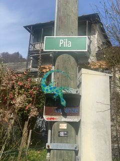 Foto von Cinzia entlang der Tour