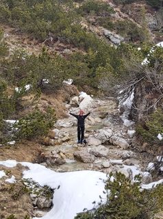 Foto de Antonietta Havasi a lo largo del recorrido