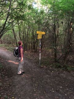 Photo de Christian Kakuska le long du parcours