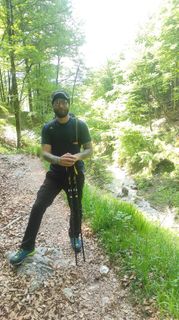 Foto von Michael entlang der Tour
