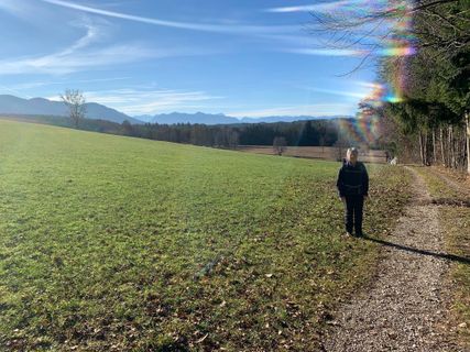 Foto de Kerstin Müller a lo largo del recorrido