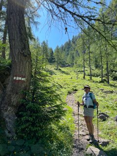 Photo de Michael Bauer le long du parcours