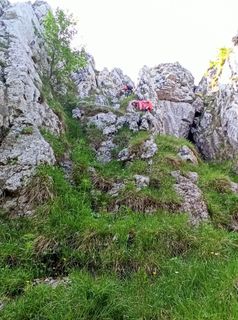 Foto de giovmaria moretti a lo largo del recorrido