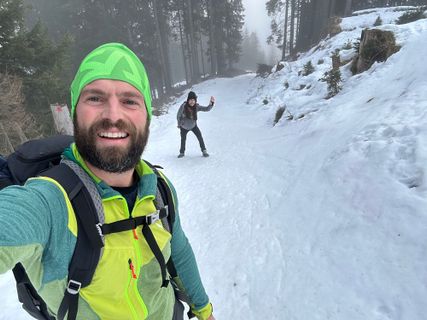Foto von Fabio Infanti entlang der Tour