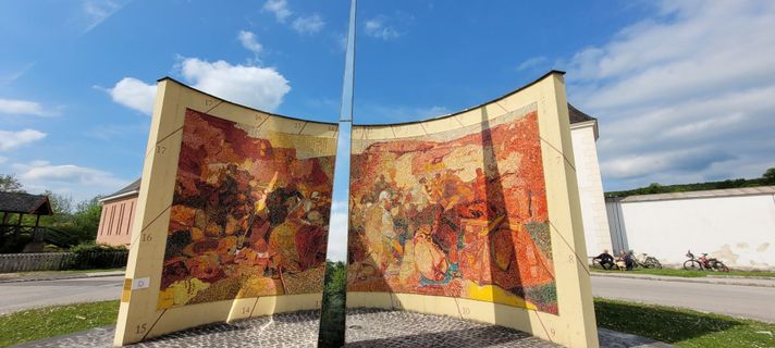 Foto von Nicky entlang der Tour