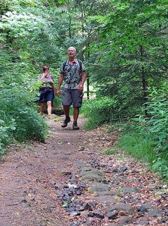 Photo de Jörg Rost le long du parcours