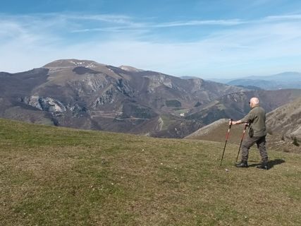 Photo de Gabriele Cucchi le long du parcours