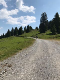 Foto de Rosi Wikart a lo largo del recorrido