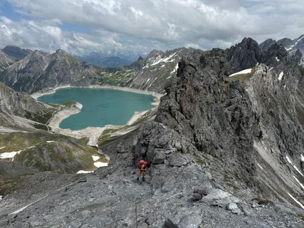 Foto de Uwe Schlenker a lo largo del recorrido