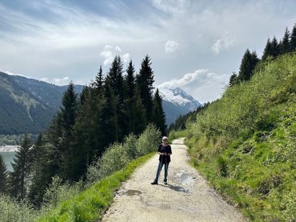Photo de Freddy Taal le long du parcours