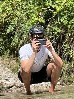 Foto von Florian Bogenberger entlang der Tour