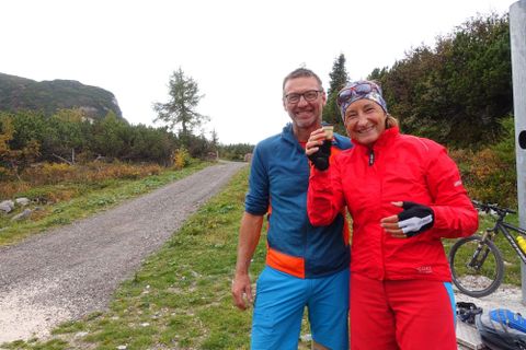 Foto von Johann Gehringer entlang der Tour