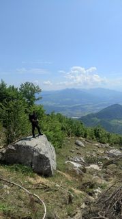 Foto von Michael entlang der Tour