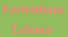 Logo Ferienhaus Leitner