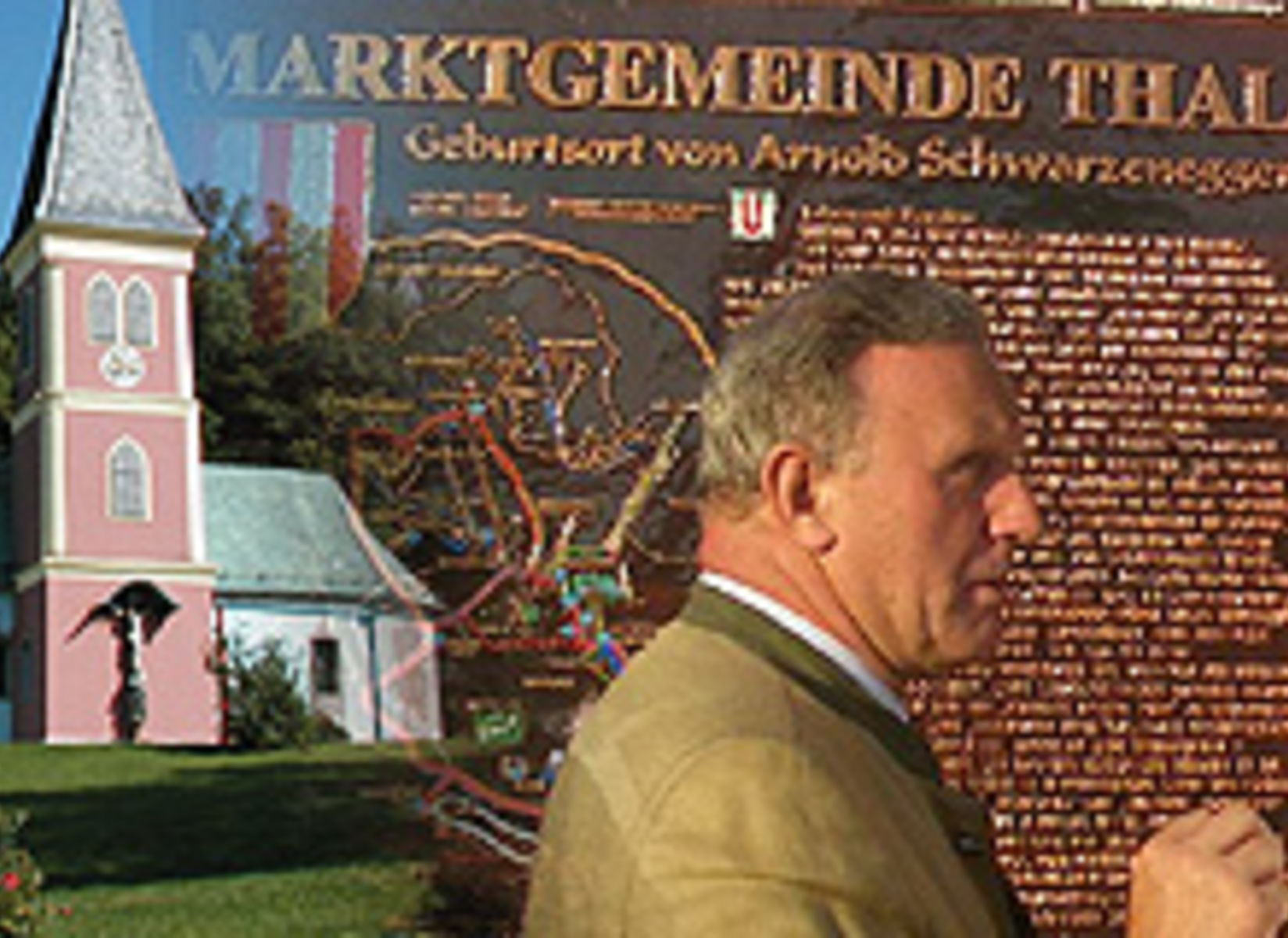 BERGFEX Panoramakarte Thal Karte Thal Alm Thal