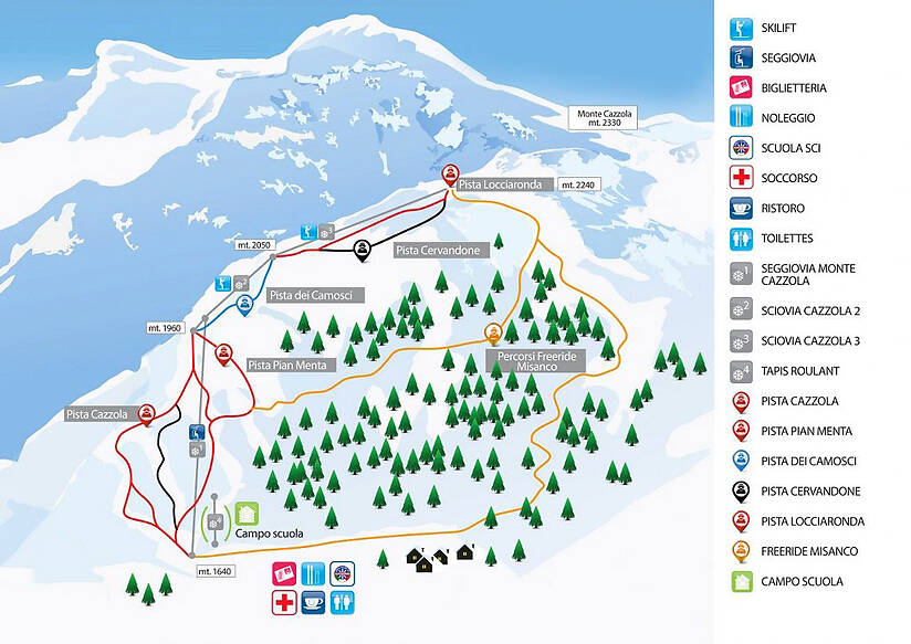PistenplanSkigebiet Alpe Devero