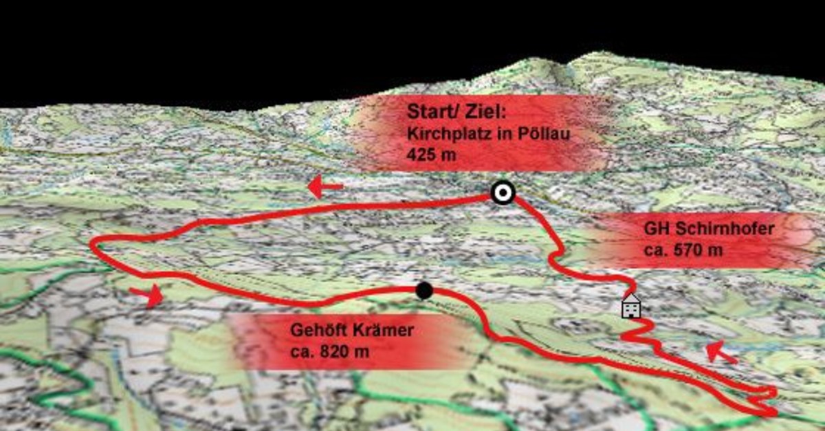 Pöllau Buchkogel BERGFEX Wanderung Tour Steiermark