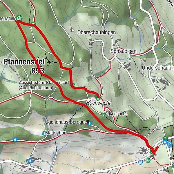 Vorderer Pfannenstiel - Waldhütte Pfannenstiel - Pfannenstiel ...