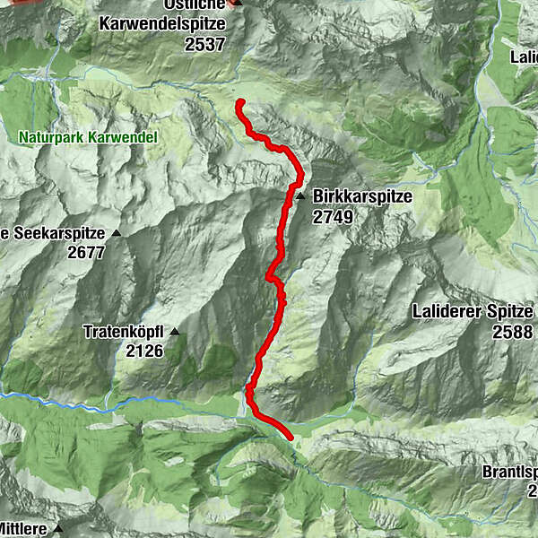 Wanderung Vom Karwendelhaus Ins Hinterautal - BERGFEX - Wanderung ...