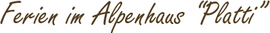 Logo Alpenhaus Platti