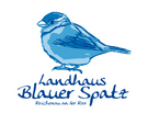 Logotip Landhaus Blauer Spatz