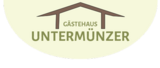 Logo von Gästehaus Untermünzer Appartements