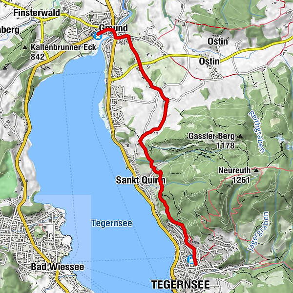 Mit Der Bahn In Die Berge: Tegernseer Höhenweg - BERGFEX - Wanderung ...