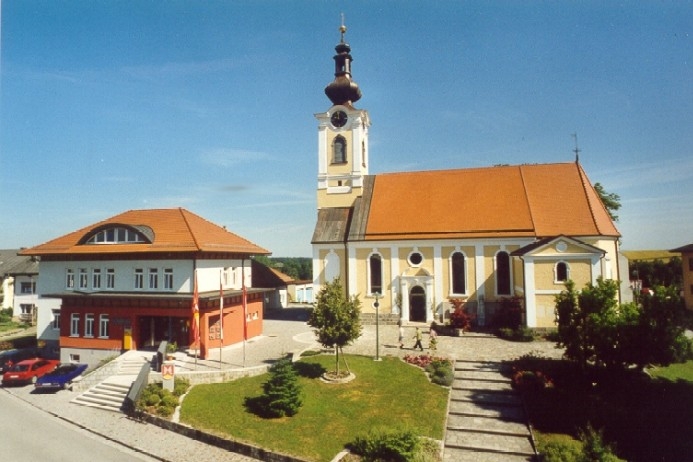 Dorf an der Pram