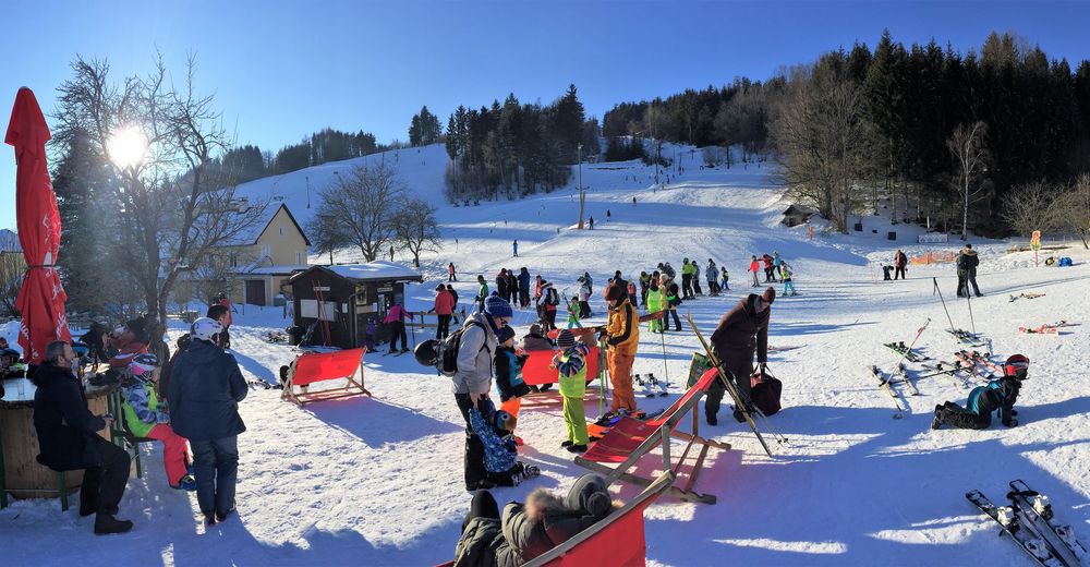 Bakkeoversikt Skiområde Arralifte Harmanschlag
