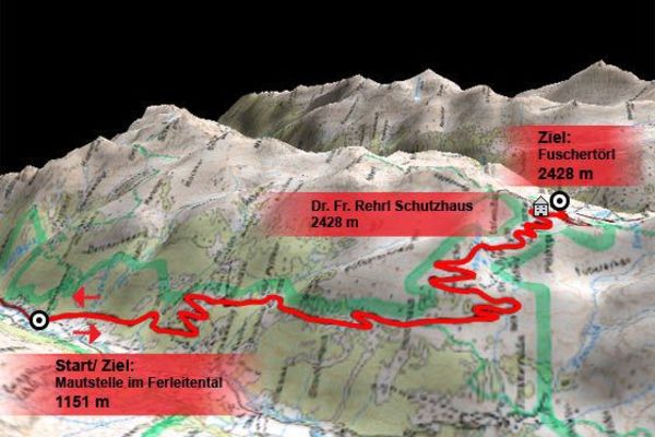 Großglockner Hochalpenstraße BERGFEX Mountainbike Tour Salzburg