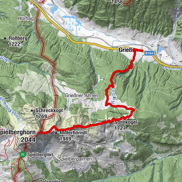 Spielberghorn Bergfex Wanderung Tour Salzburger Land