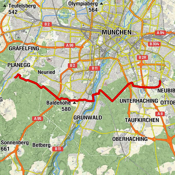 Sch Ne Umfahrung M Nchen S Dlich Bergfex Radfahren Tour Bayern