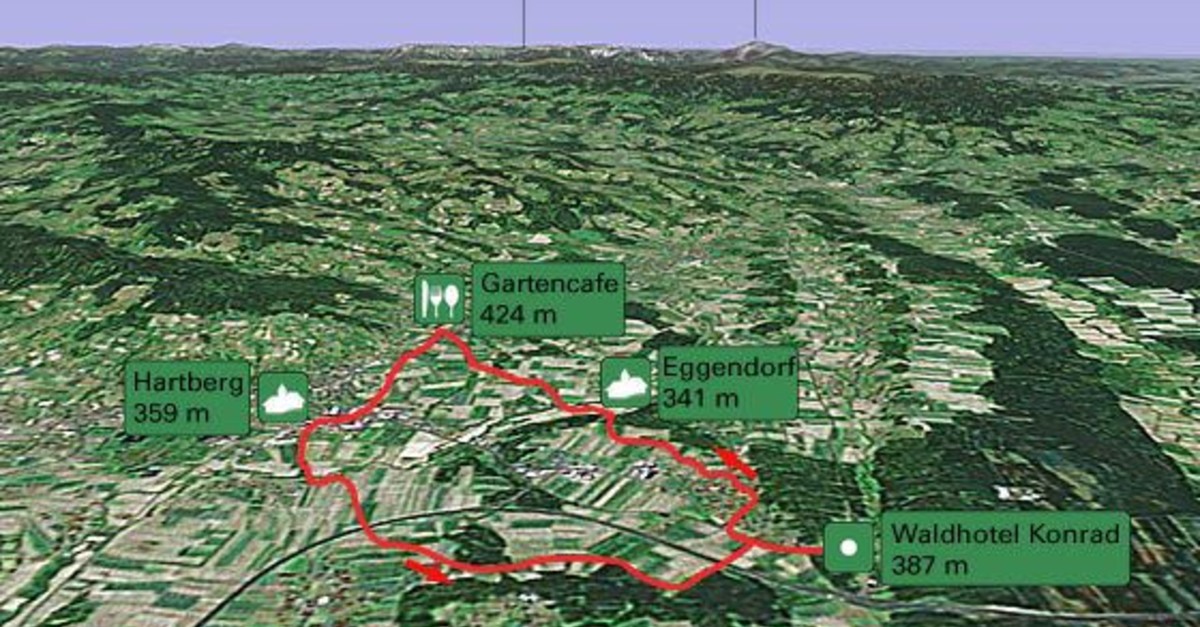 St. Johann in der Haide HartbergRadtour BERGFEX Mountainbike