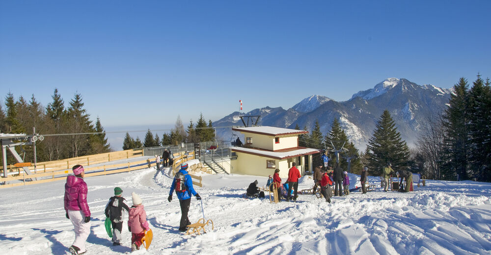 Pistenplan Skigebiet Hochplatte / Marquartstein