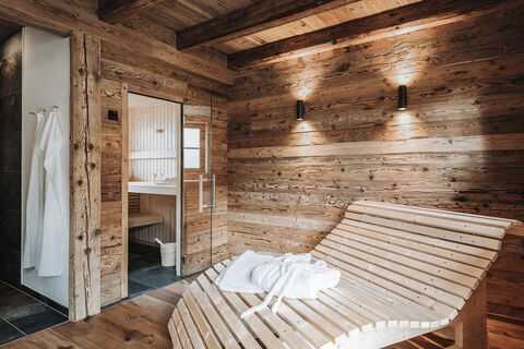 private Sauna im eigenen Chalet